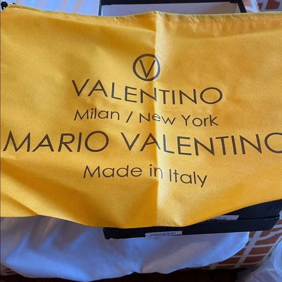 Valentino Women's White Sneakers with Black and Silver Accents - Picture 11 of 13